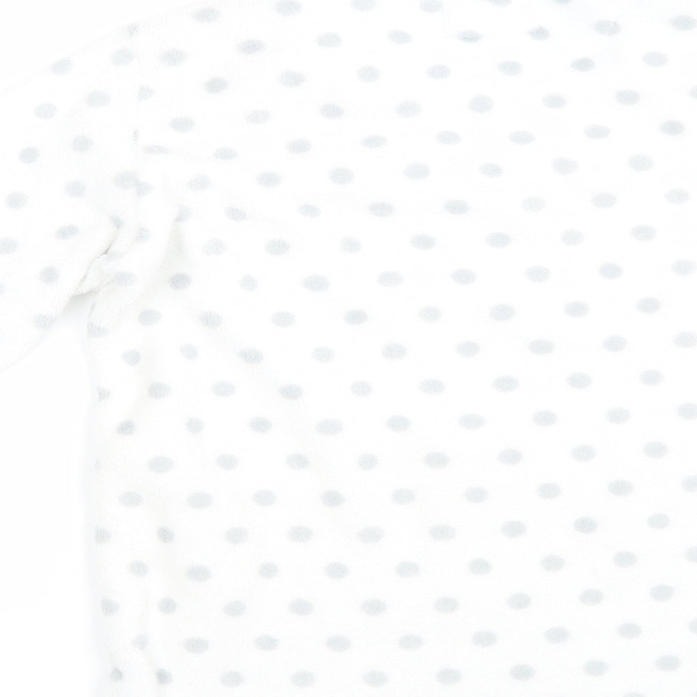 Primark Girls White Polka Dot Top Pyjama Top Size 12 Years - Penguin