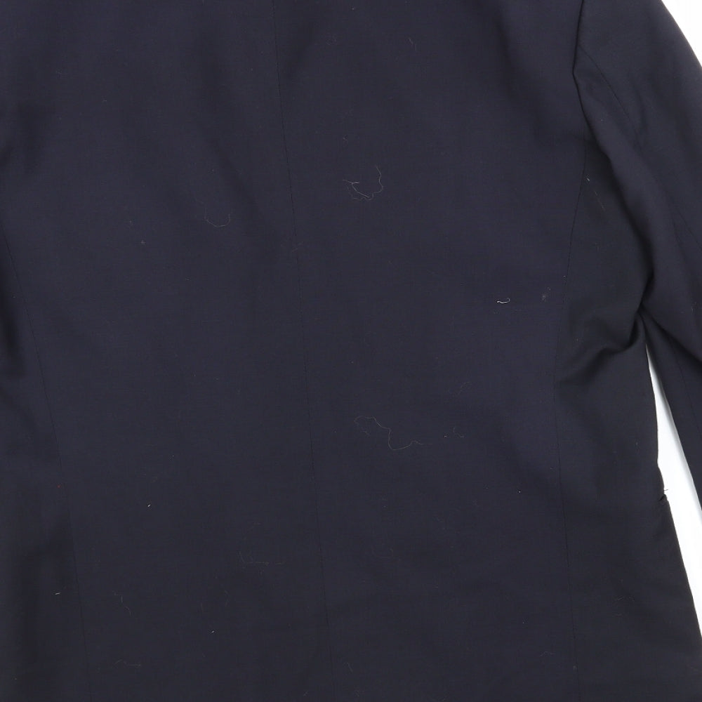Giorgio Veneziani Mens Blue Jacket Blazer Size 42