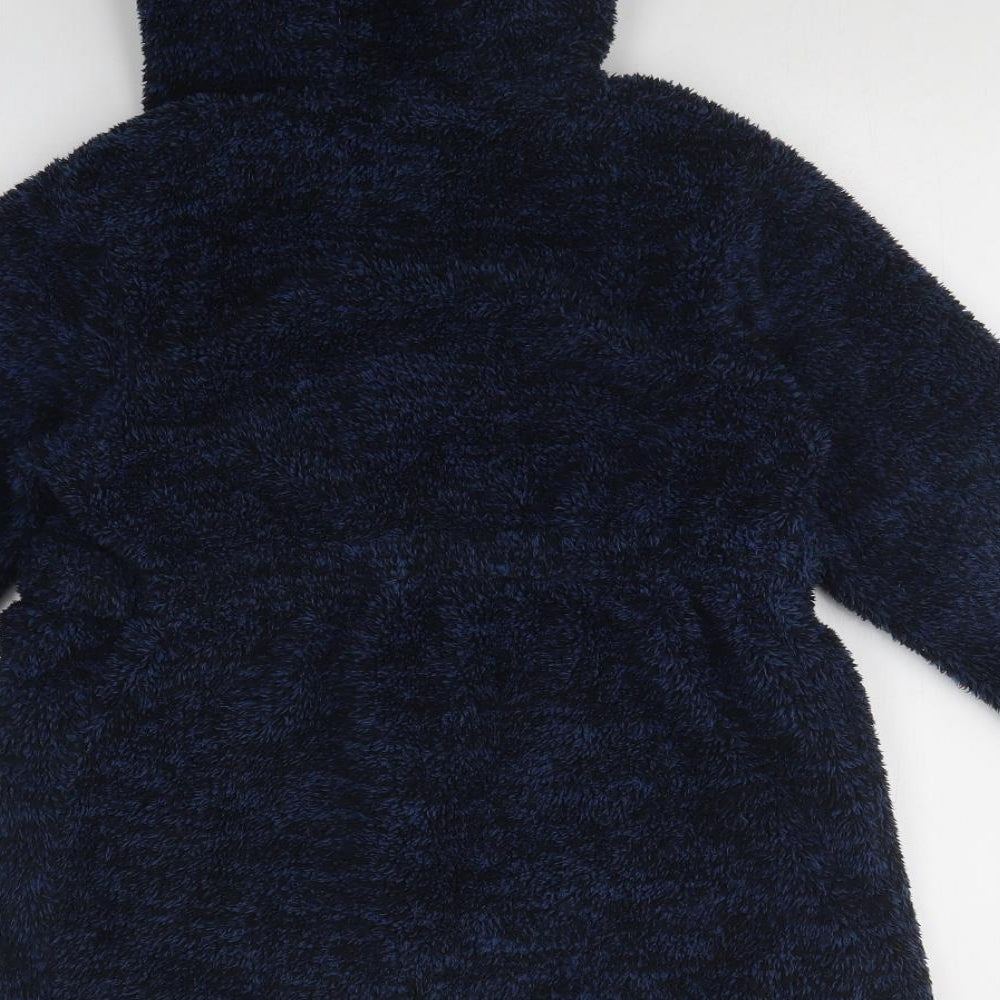 Matalan Boys Blue Solid Robe Size 8 Years