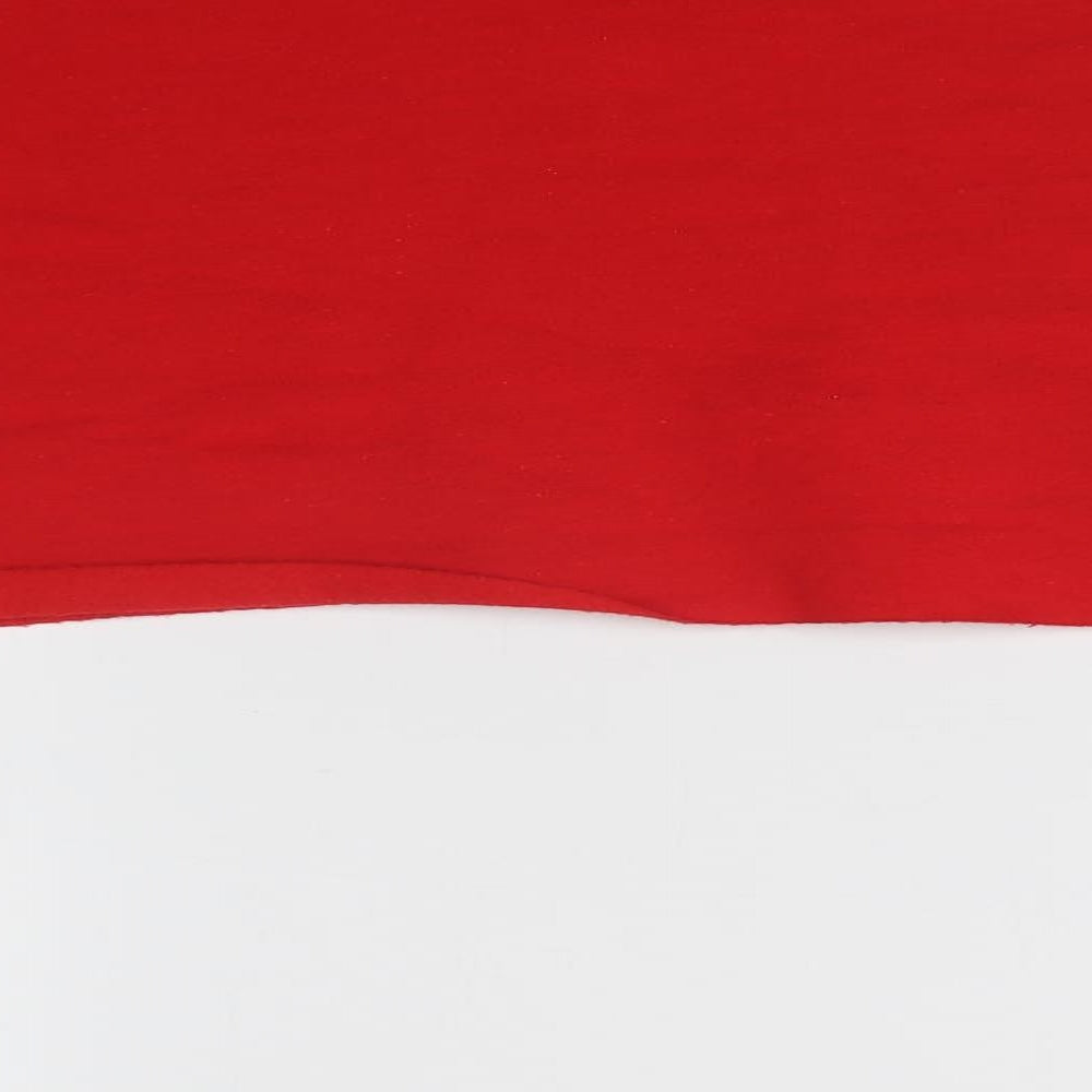 PRETTYLITTLETHING Womens Red Pullover Sweatshirt Size M