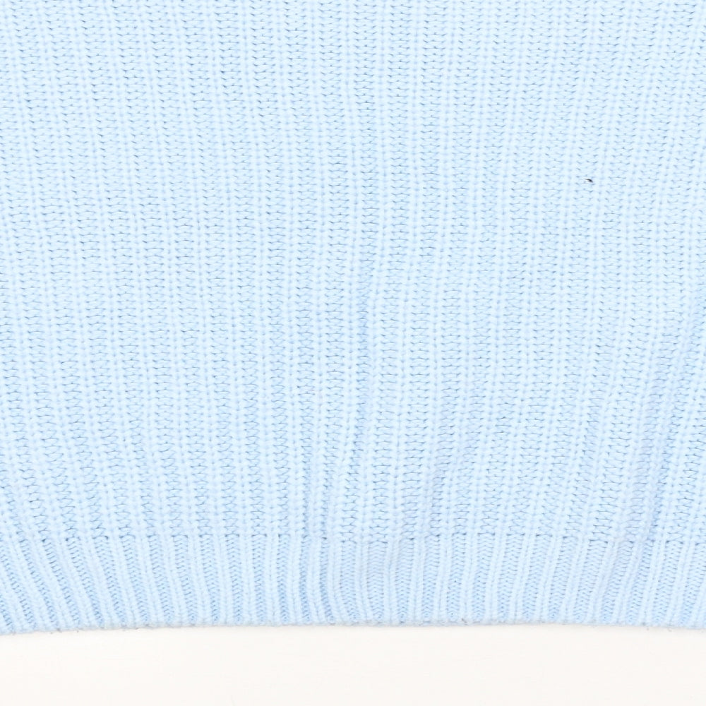 Atmosphere Womens Blue Argyle/Diamond Pullover Jumper Size 14