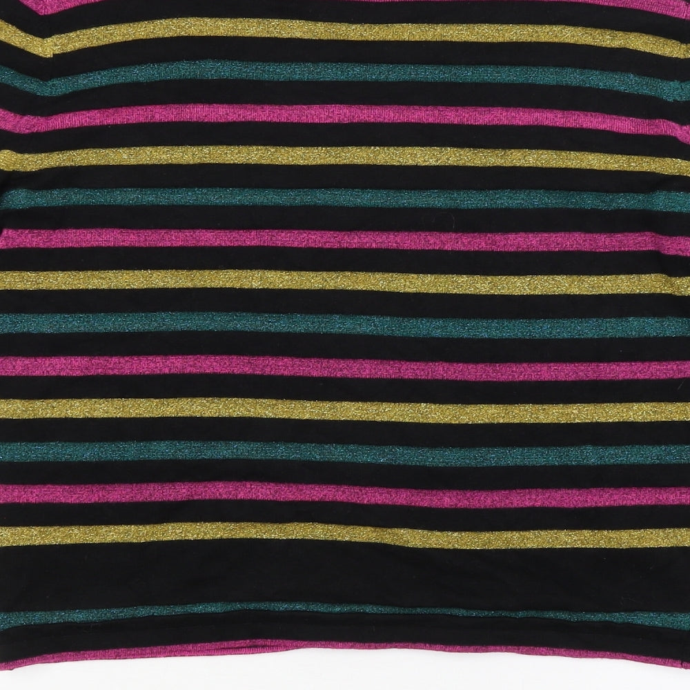 TU Womens Multicoloured Striped Pullover Jumper Size 10