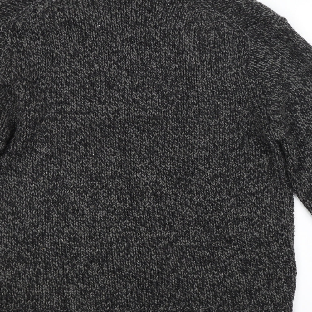 H&M Mens Grey Pullover Jumper Size M