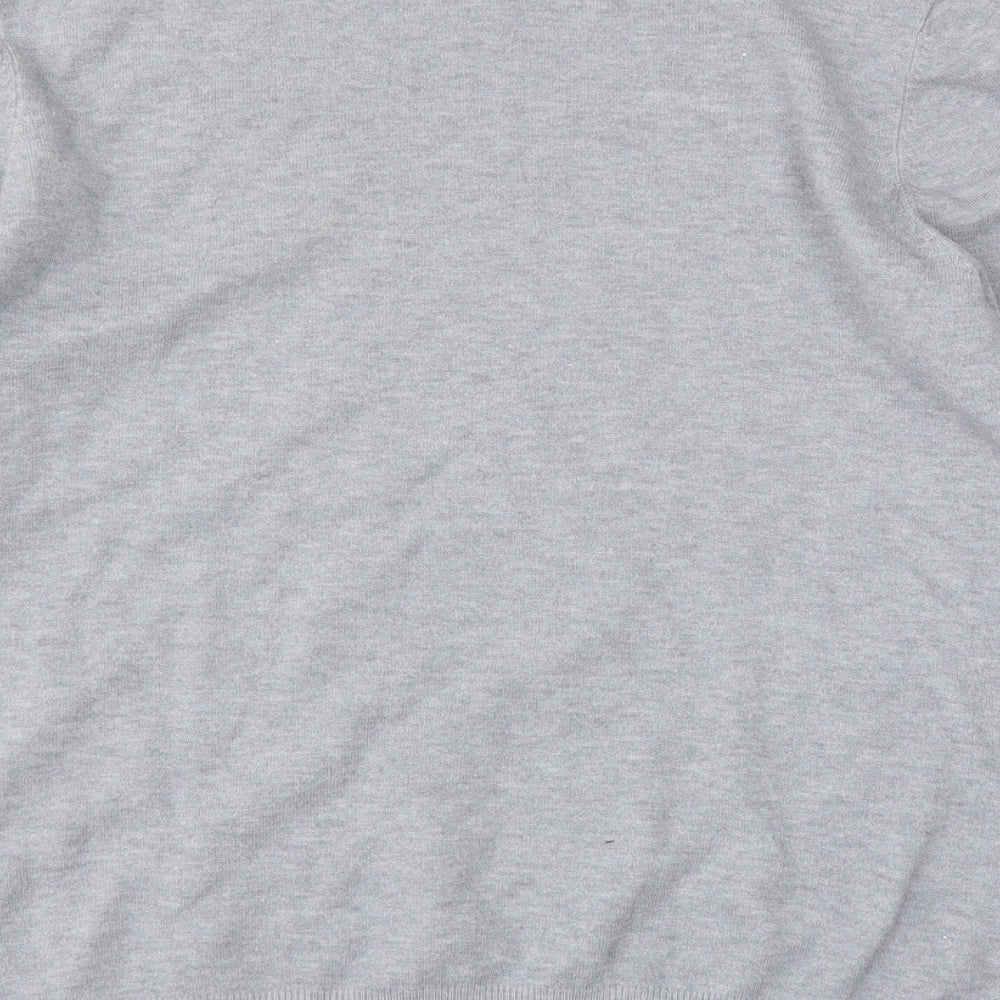 Peacocksq Womens Grey Pullover Sweatshirt Size 14
