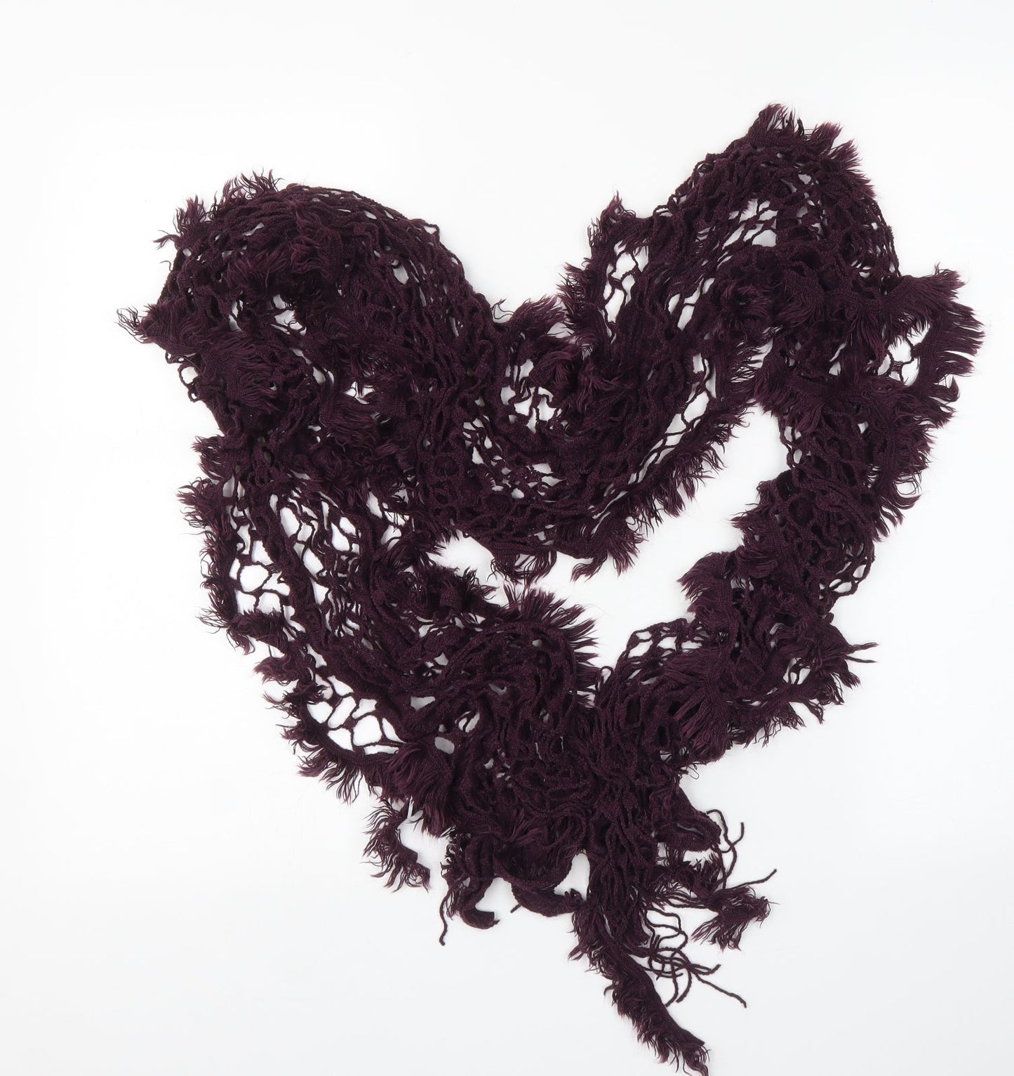 Preworn Womens Purple Scarf