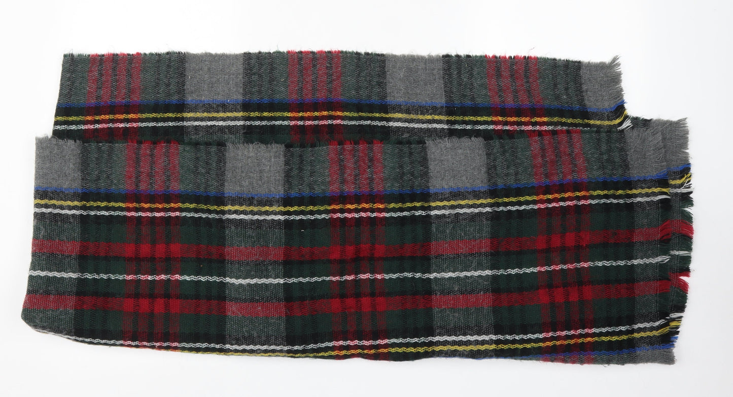 Preworn Unisex Multicoloured Plaid Shawl/Wrap