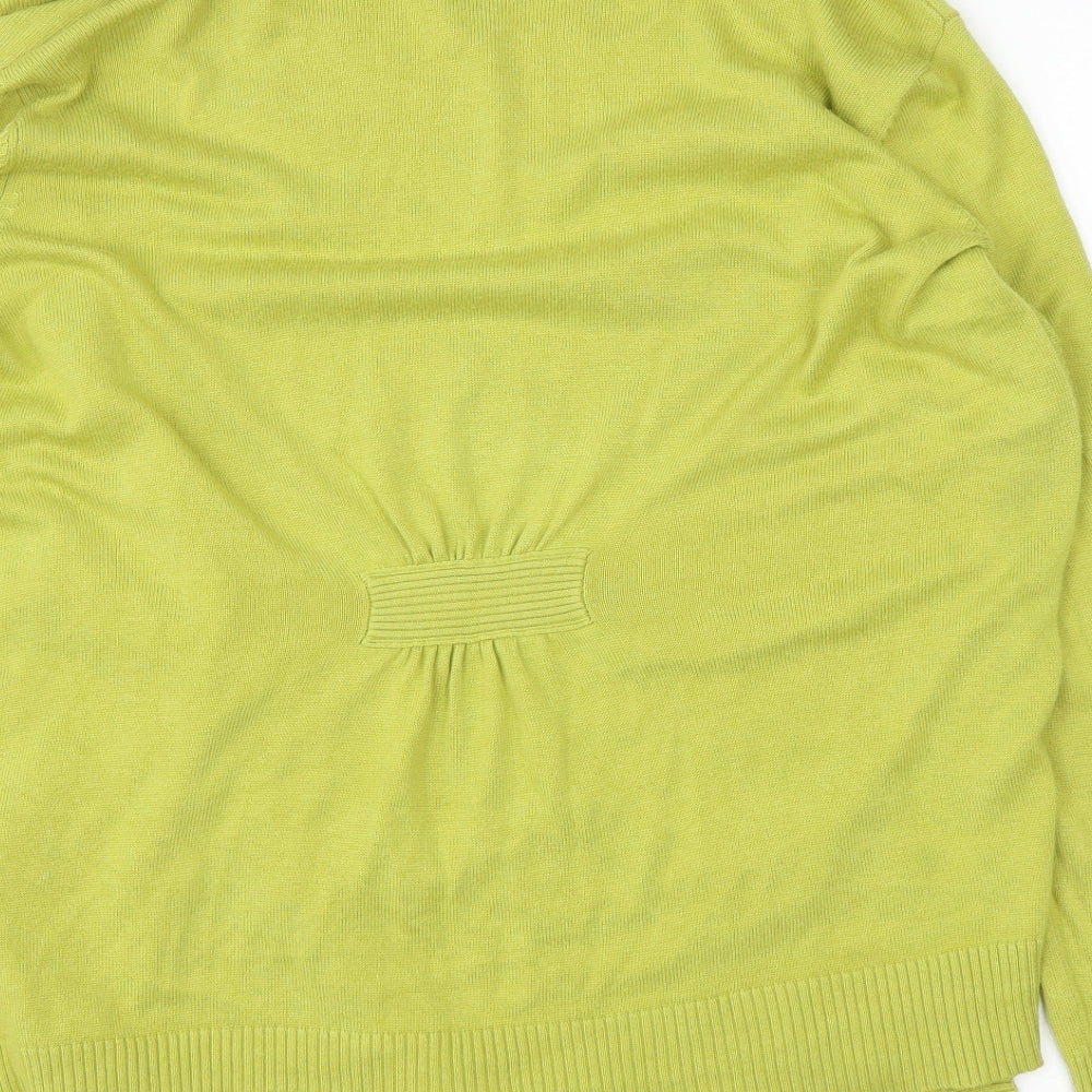 Wallis Womens Green Cardigan Jumper Size L