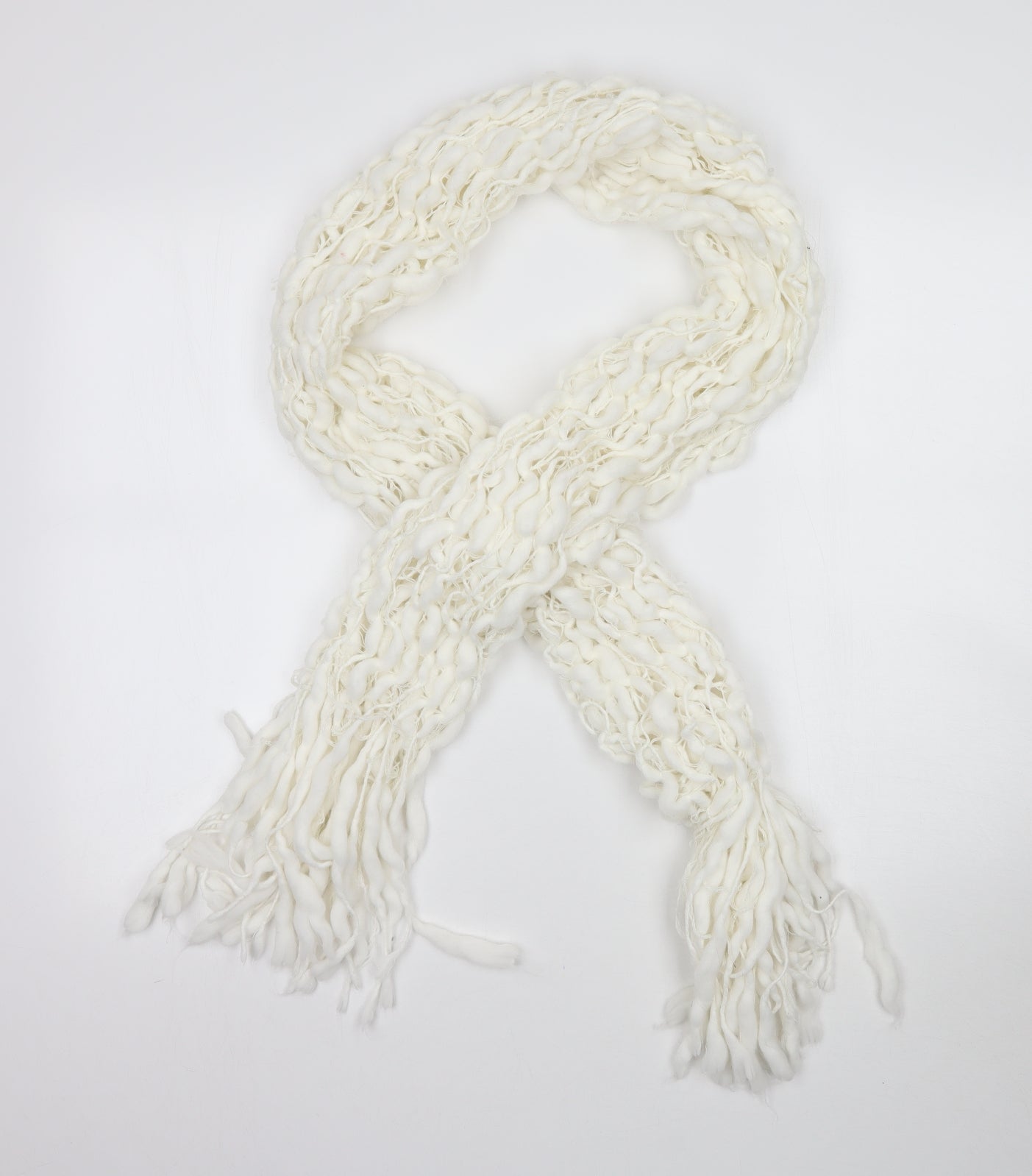 The Craze Womens Ivory Scarf