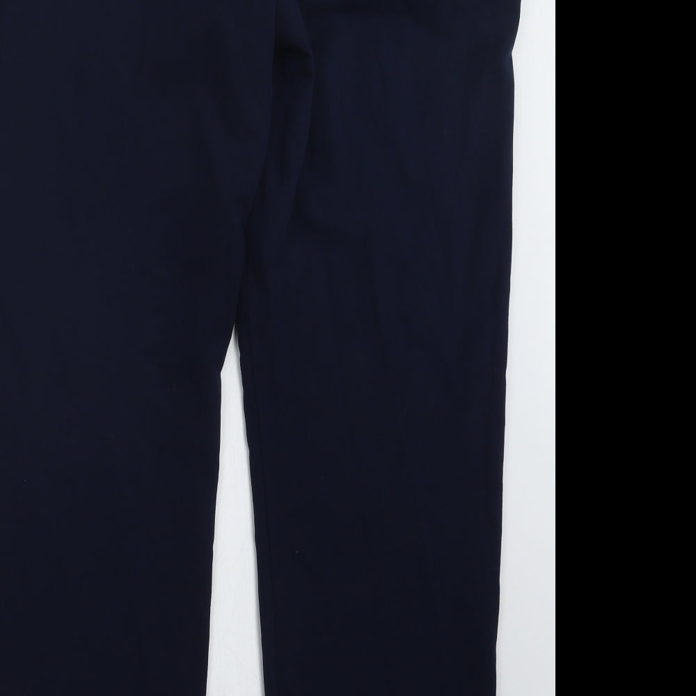Magi Womens Blue Trousers Size 14 L28 in