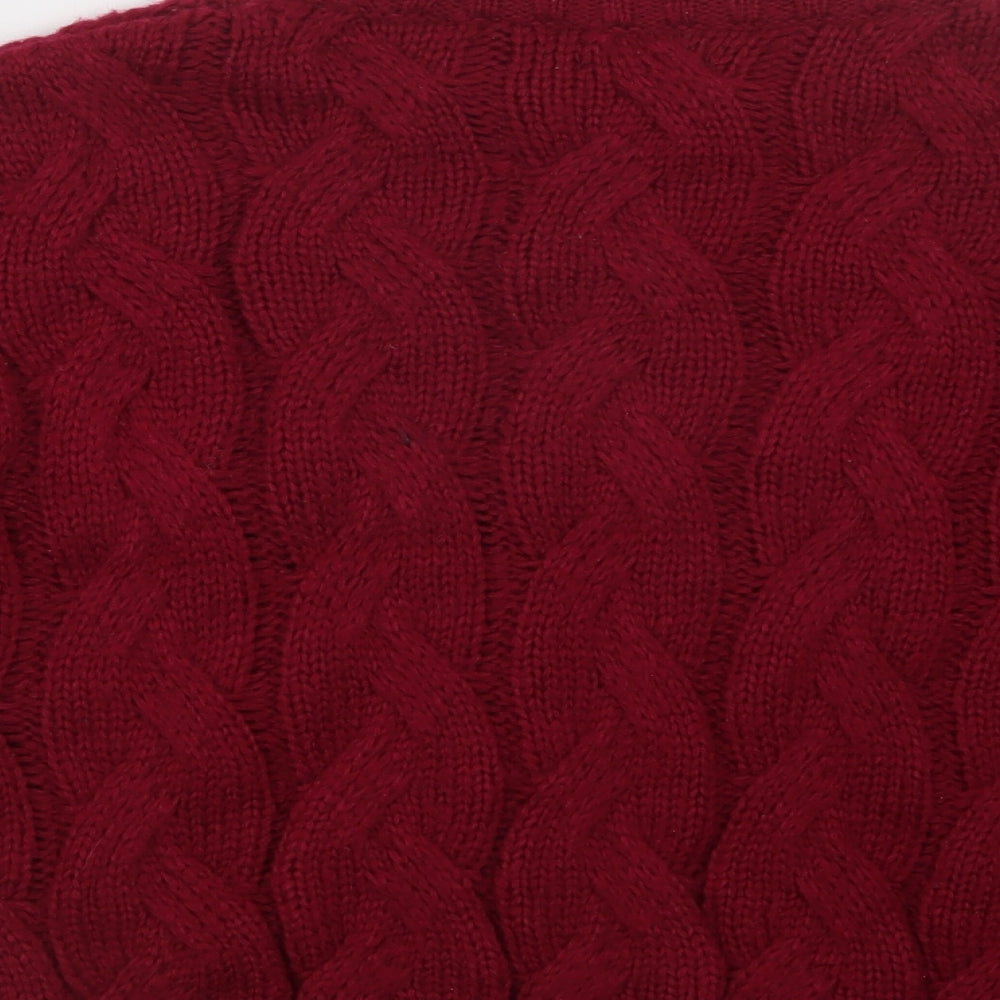 M&Co Womens Pink Knit Pullover Jumper Size 14