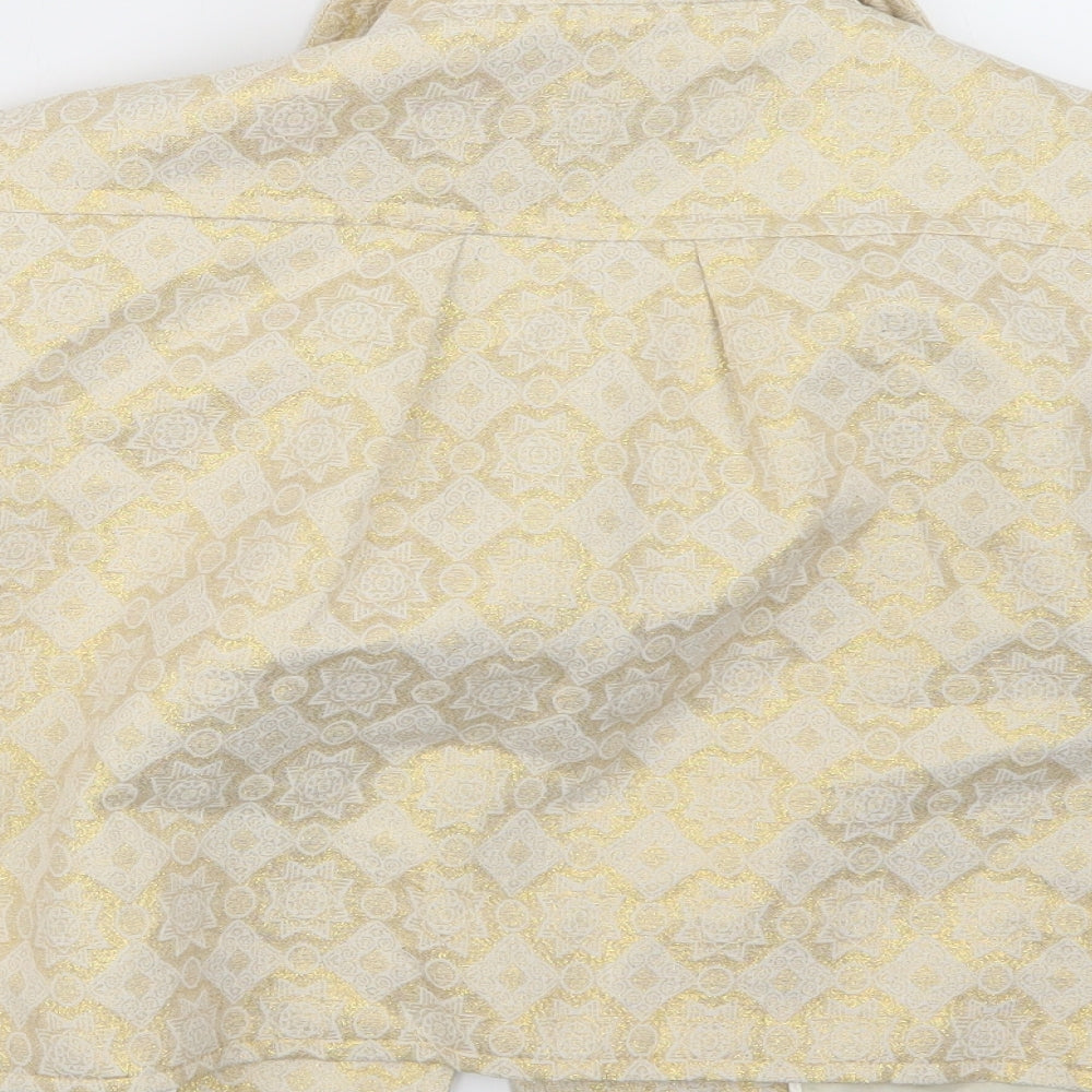 Therapy Womens Gold Jacket Size 12