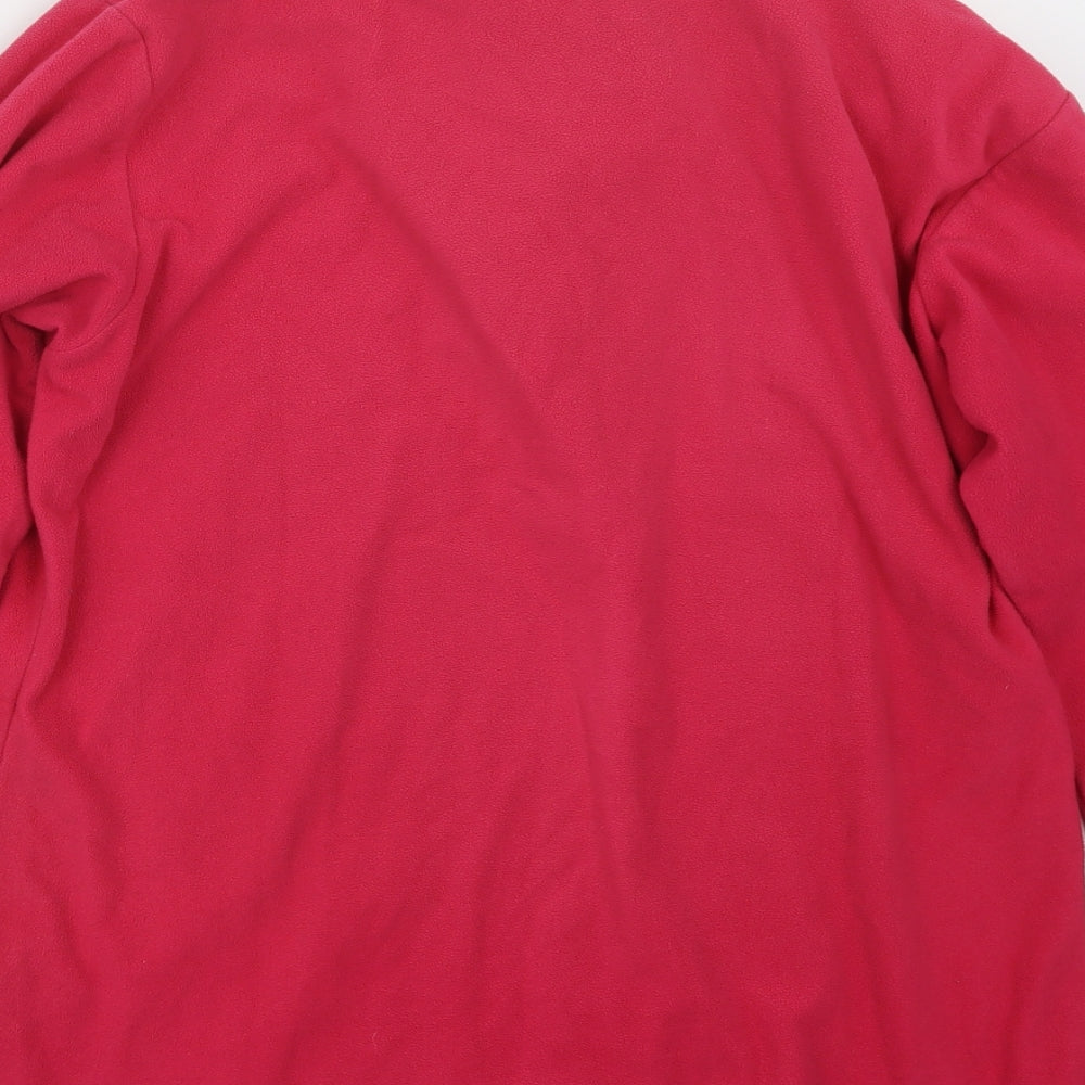 Outdoor Essentials Womens Pink Pullover Sweatshirt Size 14