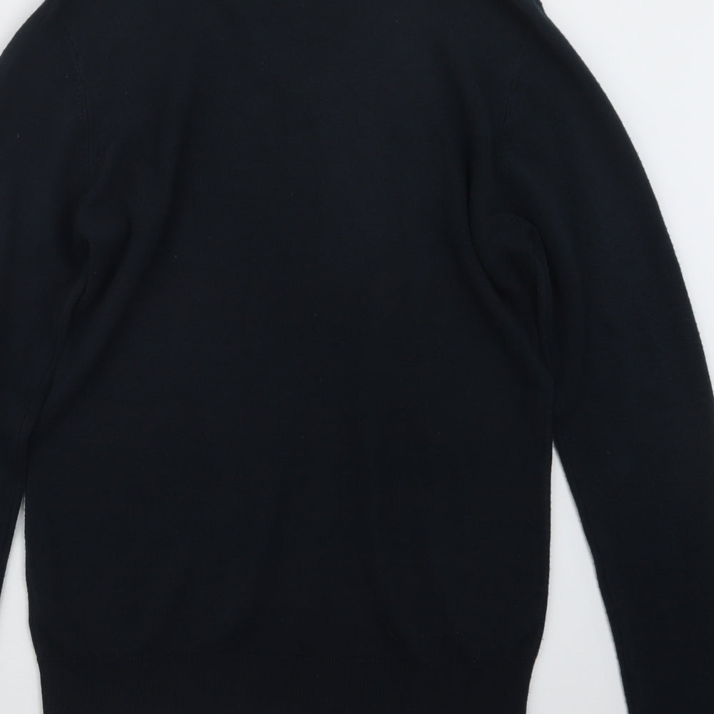 Cedarwood State Mens Blue Knit Pullover Jumper Size S