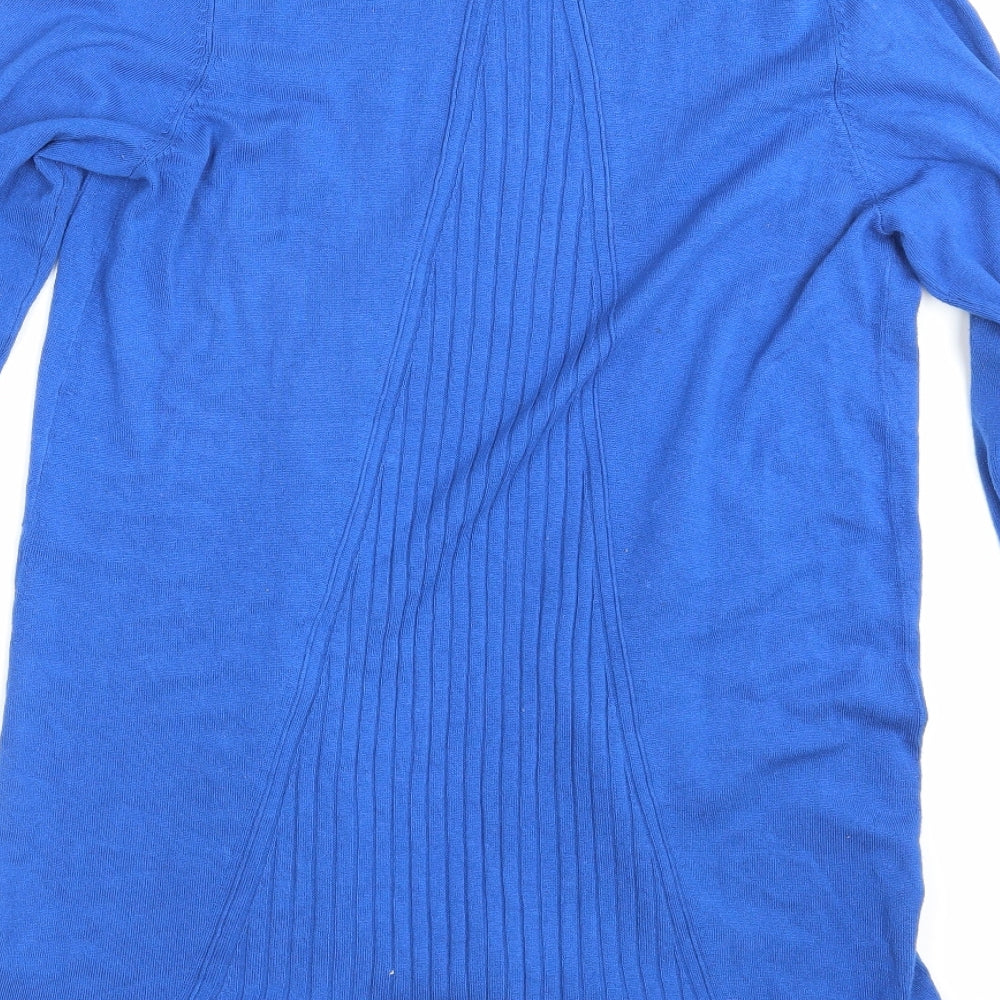 Marks & Spencer Womens Blue Wrap Jumper Size S