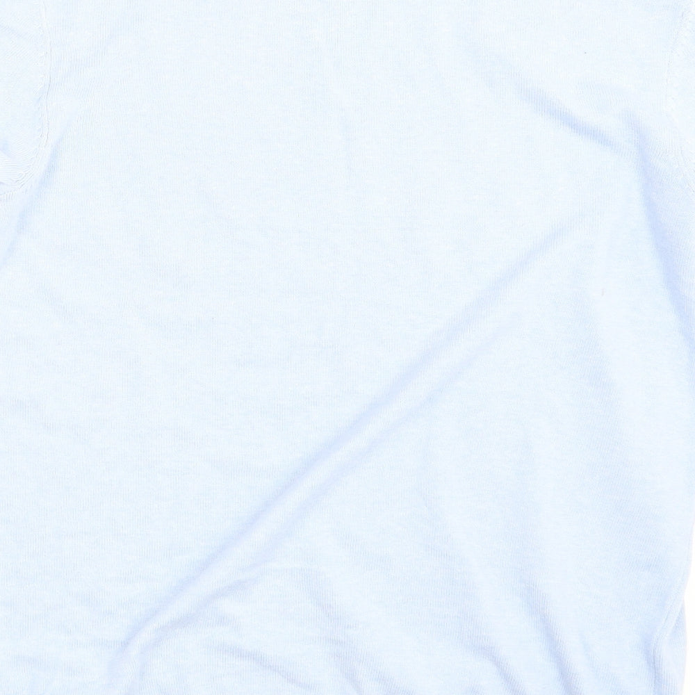 John Devin Mens Blue Pullover Sweatshirt Size M