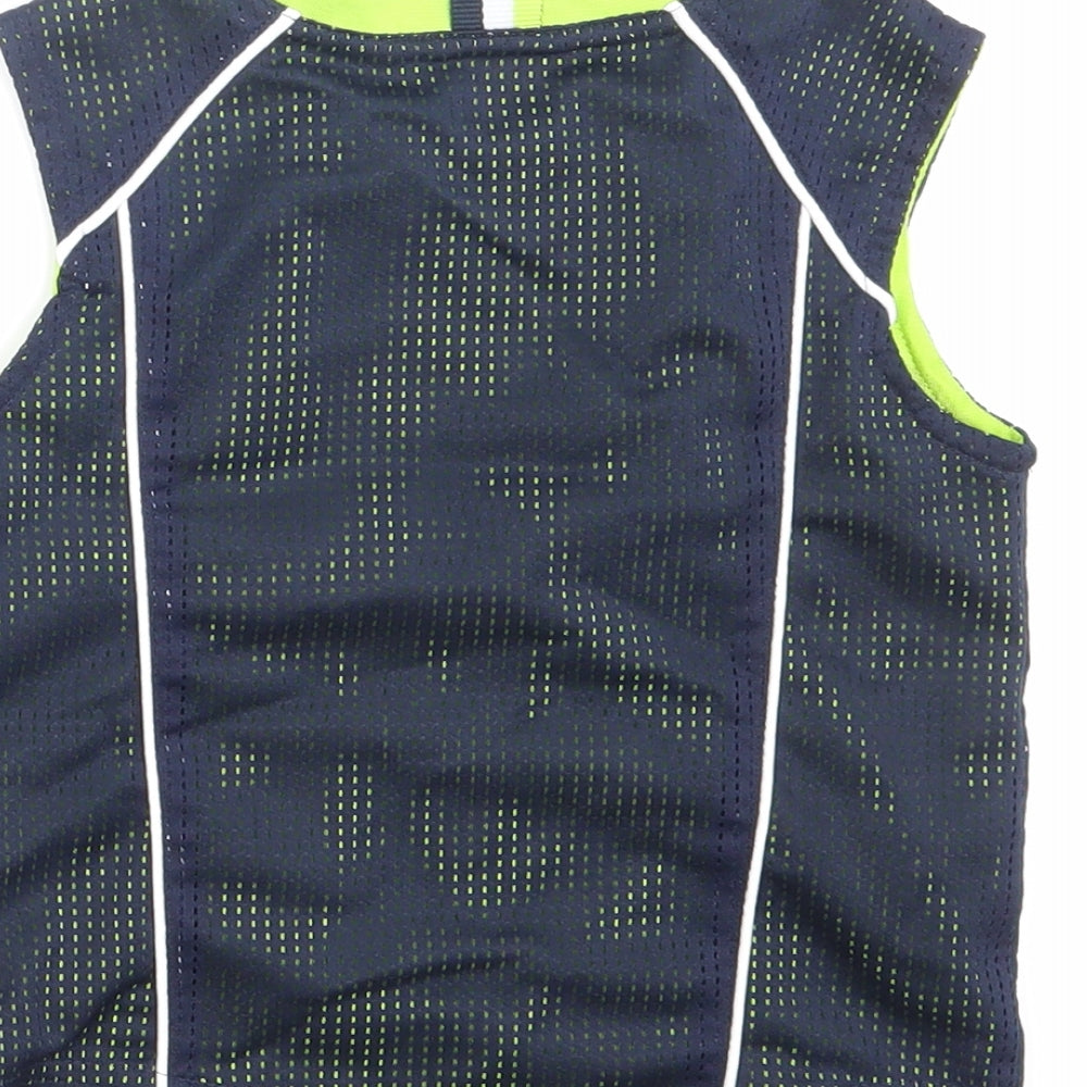 Athletic Works Boys Blue Basic T-Shirt Size 3 Years