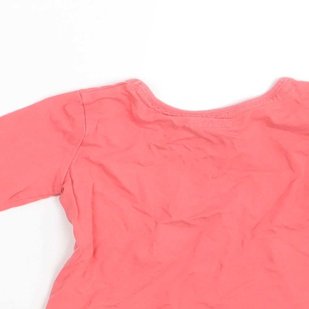 NEXT Girls Pink Basic T-Shirt Size 6-9 Months