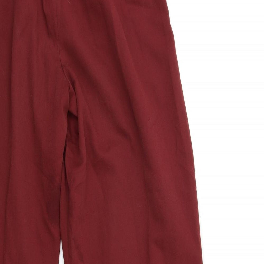 Preworn Womens Red Trousers Size 23 in L27 in