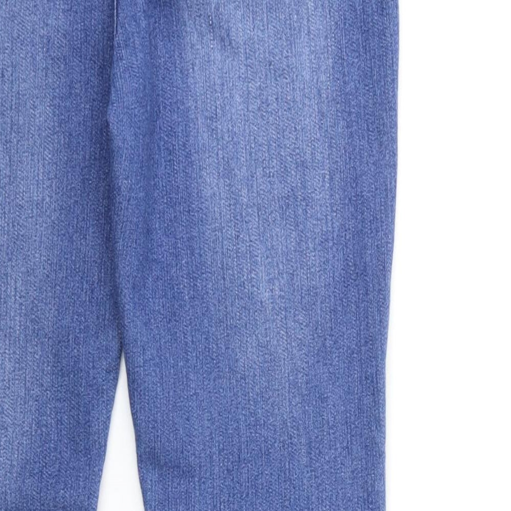 bu Womens Blue Denim Skinny Jeans Size 12 L28 in