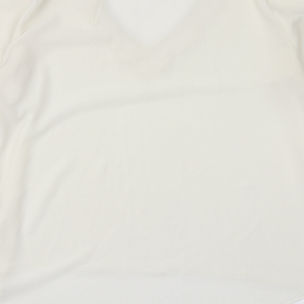 Atmosphere Womens Ivory Basic Blouse Size 12