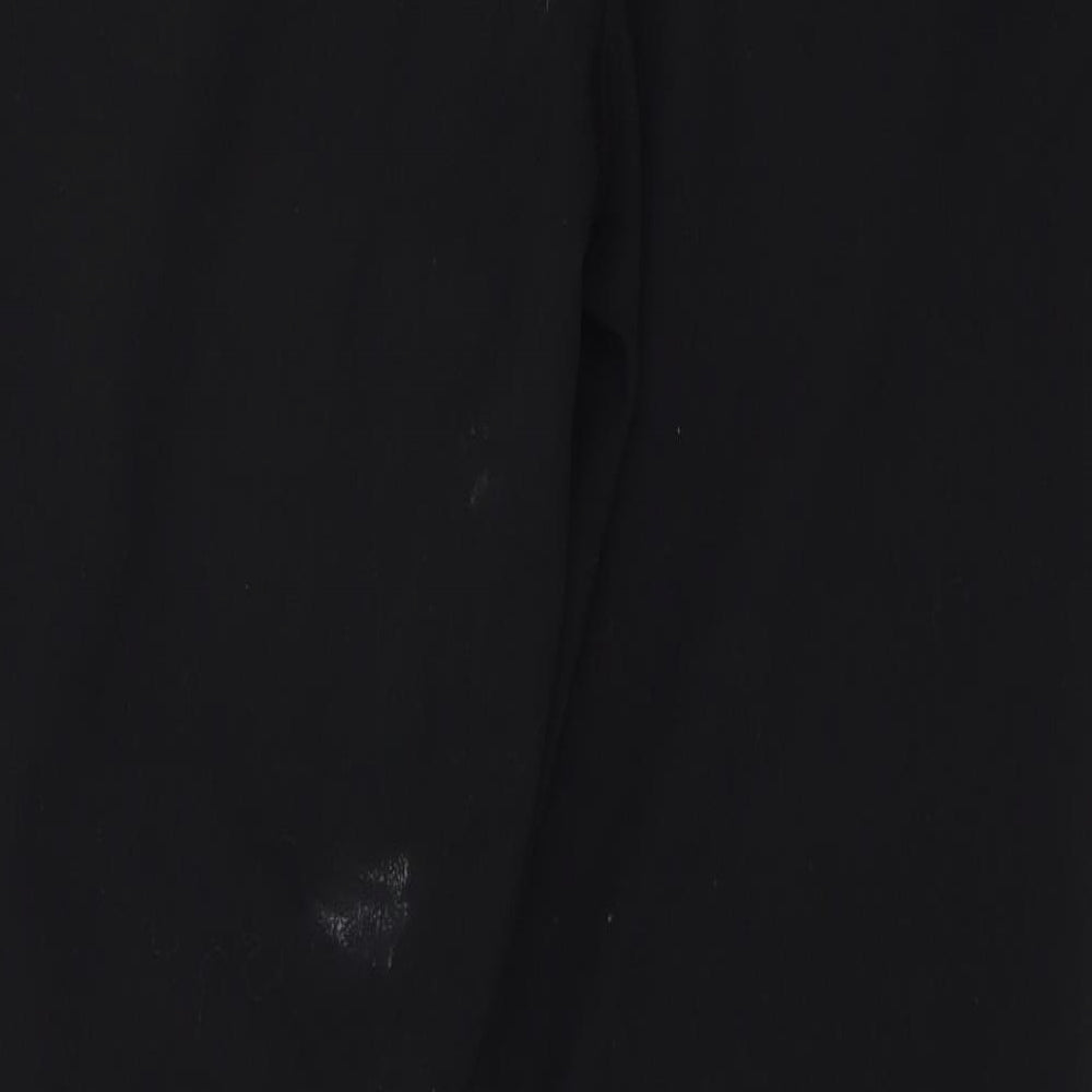 Next Womens Black Trousers Size 6 L27 in
