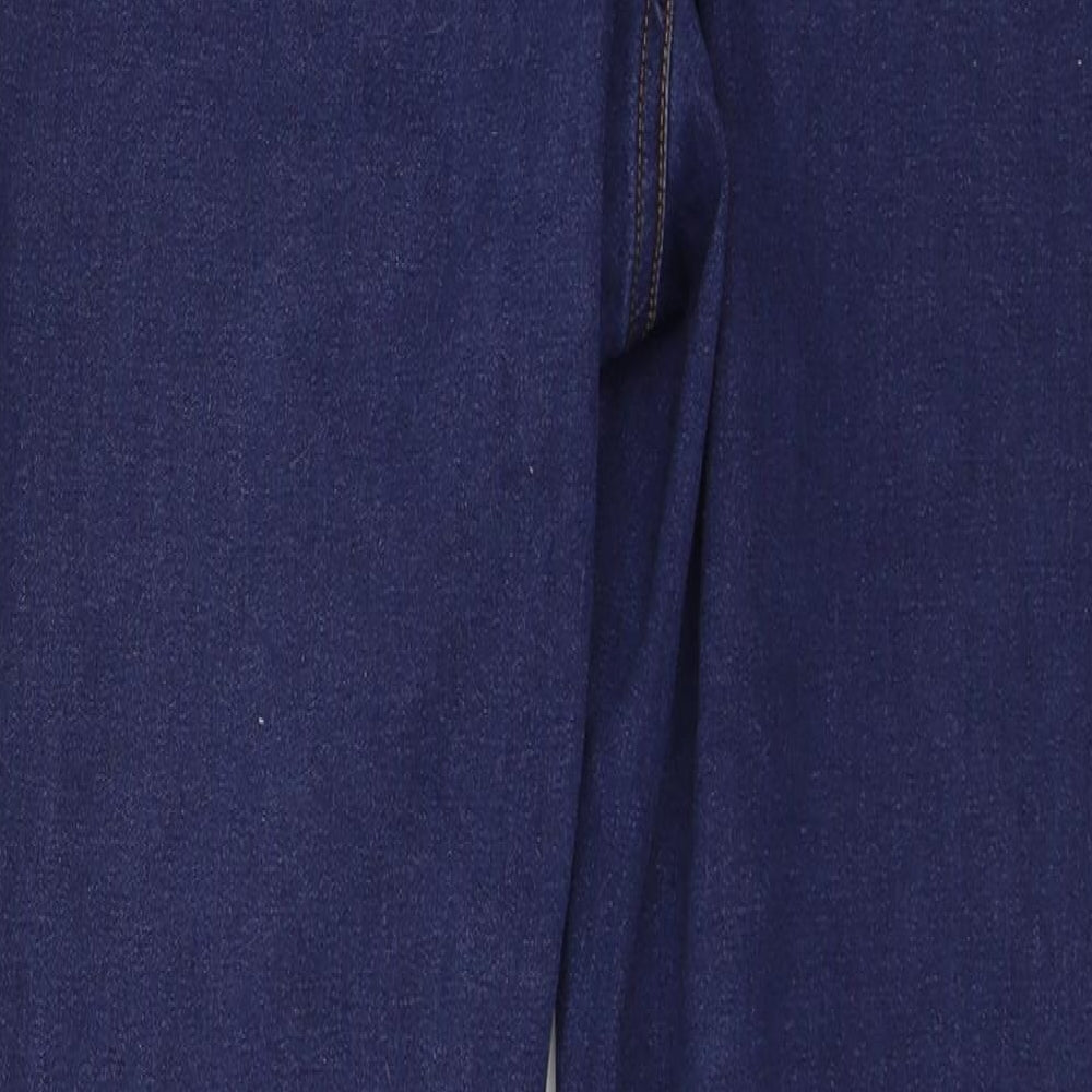 Denim & Co. Womens Blue Denim Skinny Jeans Size 14 L27 in
