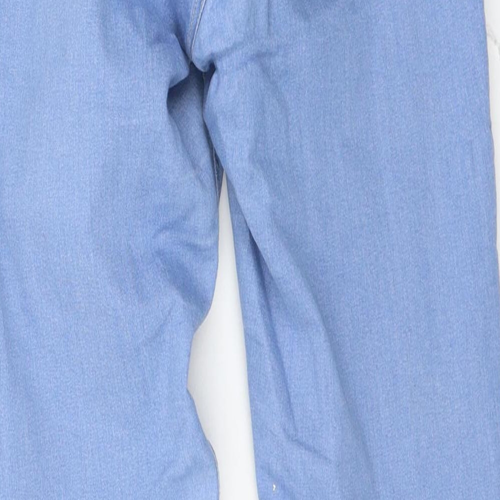 Topshop Womens Blue Denim Skinny Jeans Size 28 in L30 in