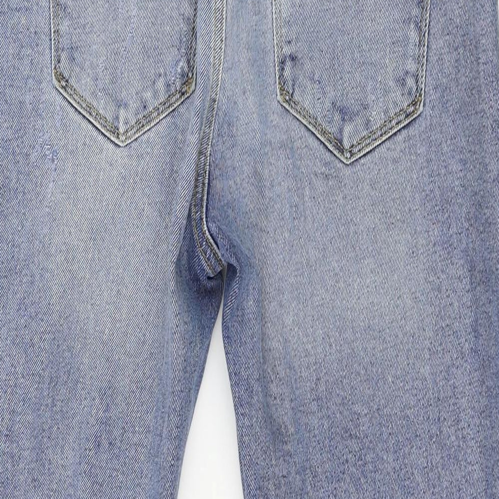 GA Womens Blue Denim Straight Jeans Size 6 L25 in