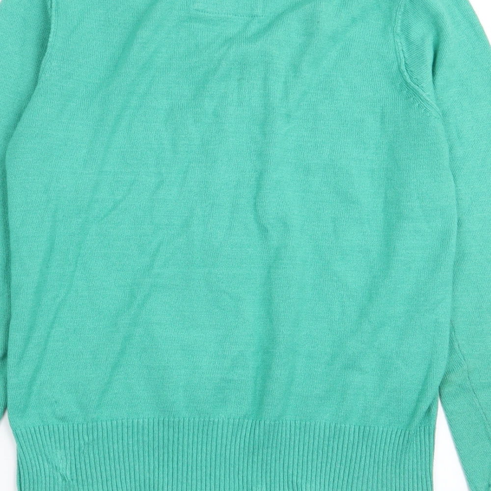 mistal Womens Green Full Zip Jumper Size 8