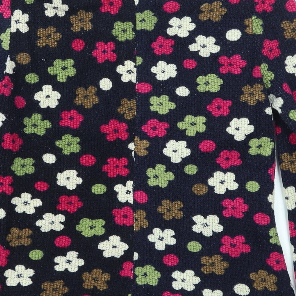 QCXX Womens Multicoloured Floral Pullover Jumper Size M