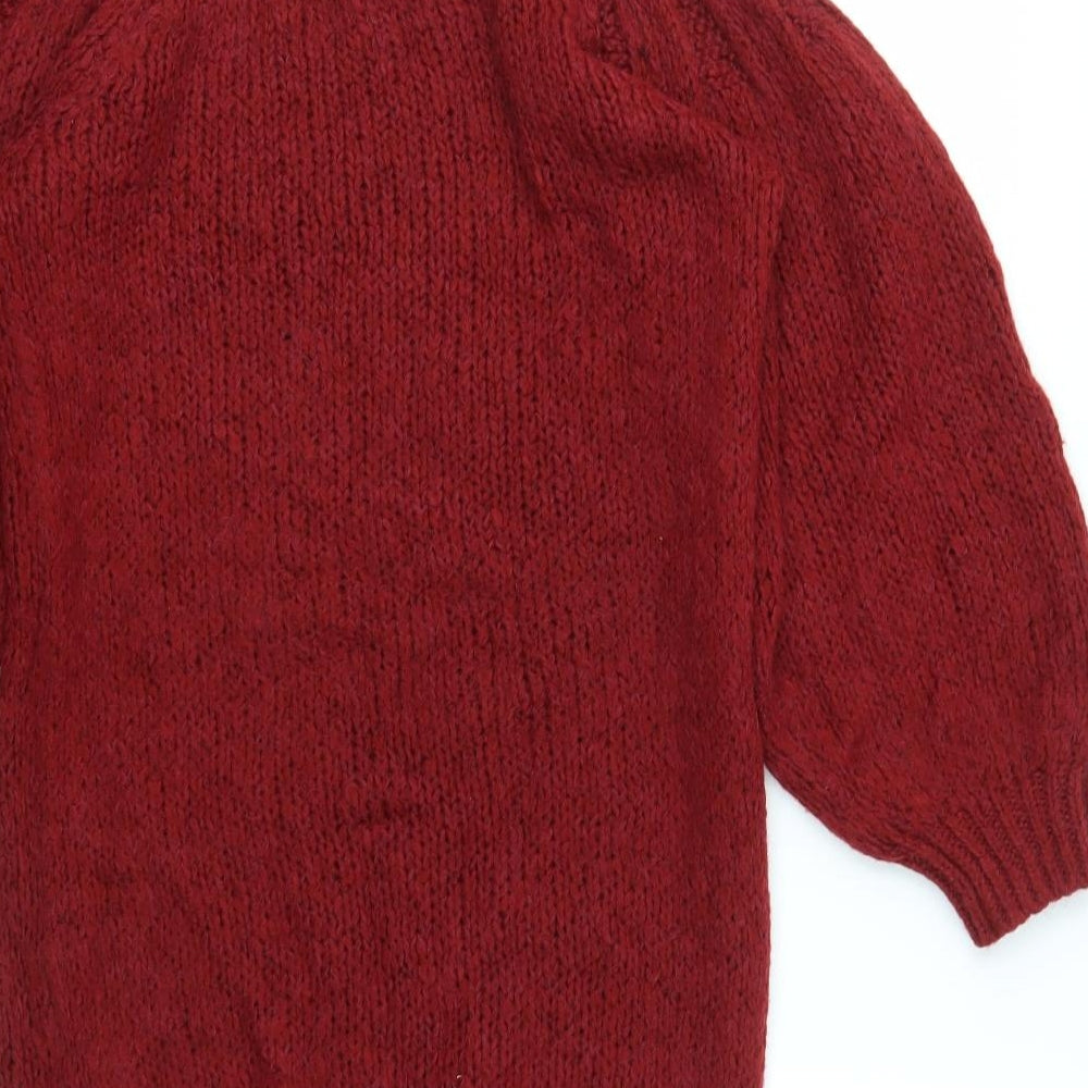 ASOS Womens Red Pullover Jumper Size 10