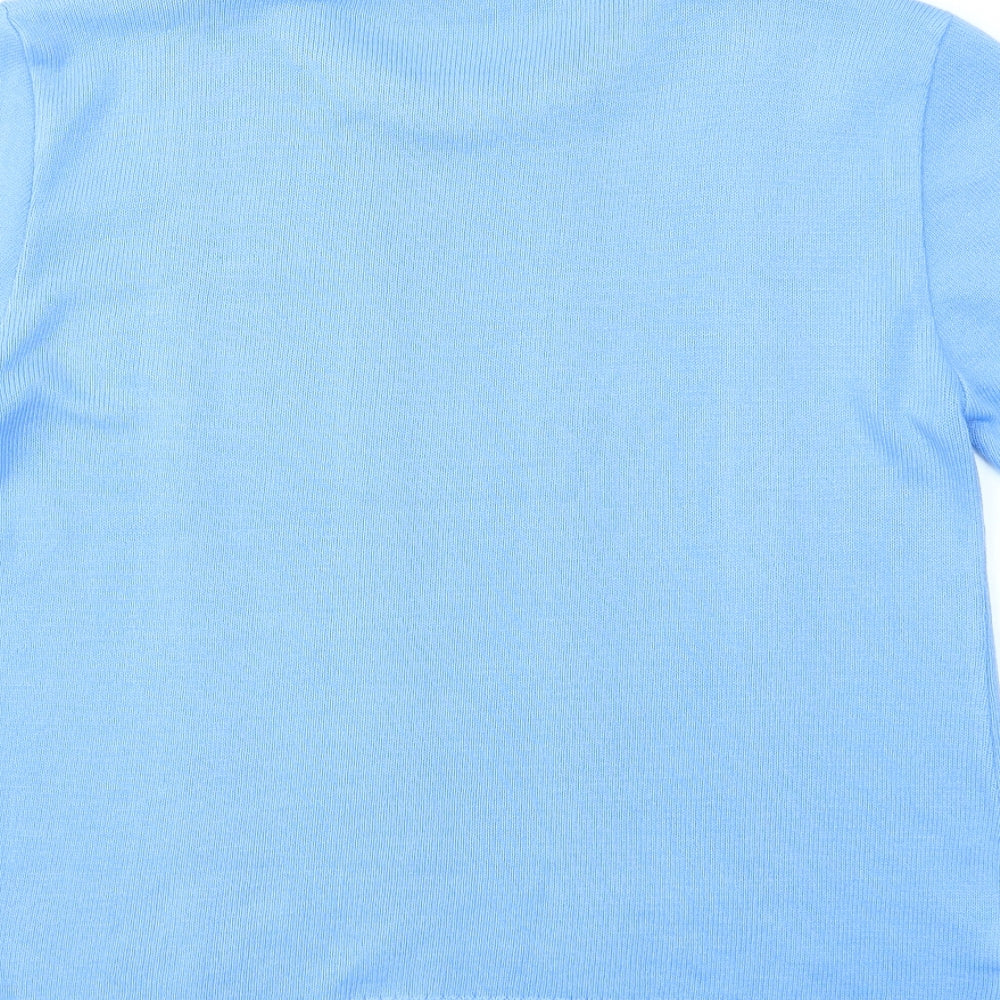 Preworn Womens Blue Basic T-Shirt Size S