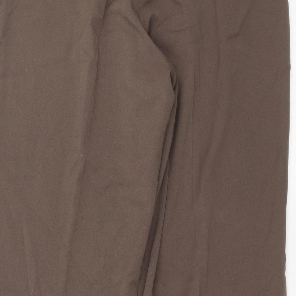Wardrobe Womens Brown Trousers Size 14 L28 in