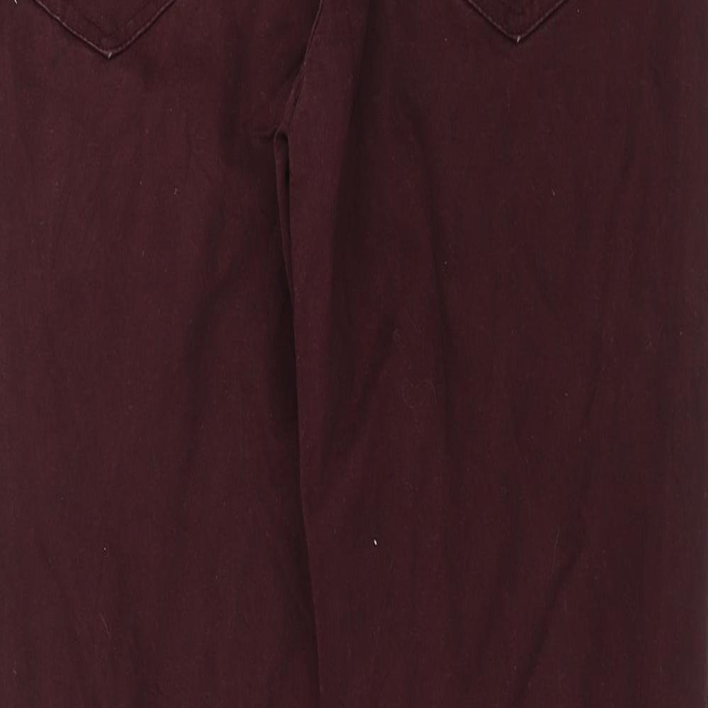 Marc Lauge Womens Purple Straight Jeans Size 14 L26 in