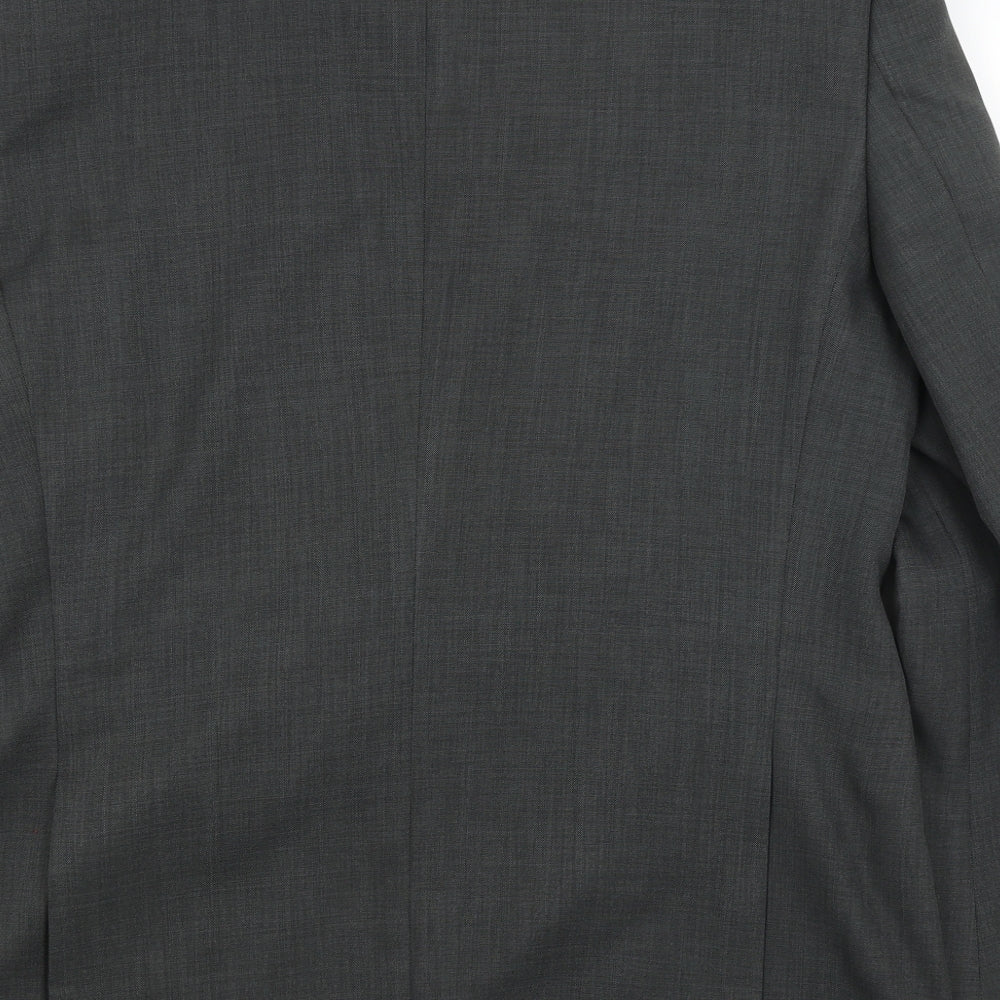 Greenwoods Mens Grey Jacket Blazer Size L