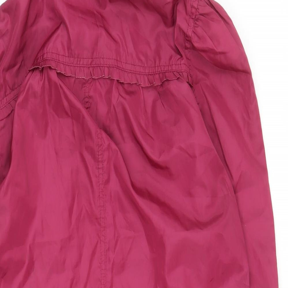 New Look Womens Purple Parka Coat Size M