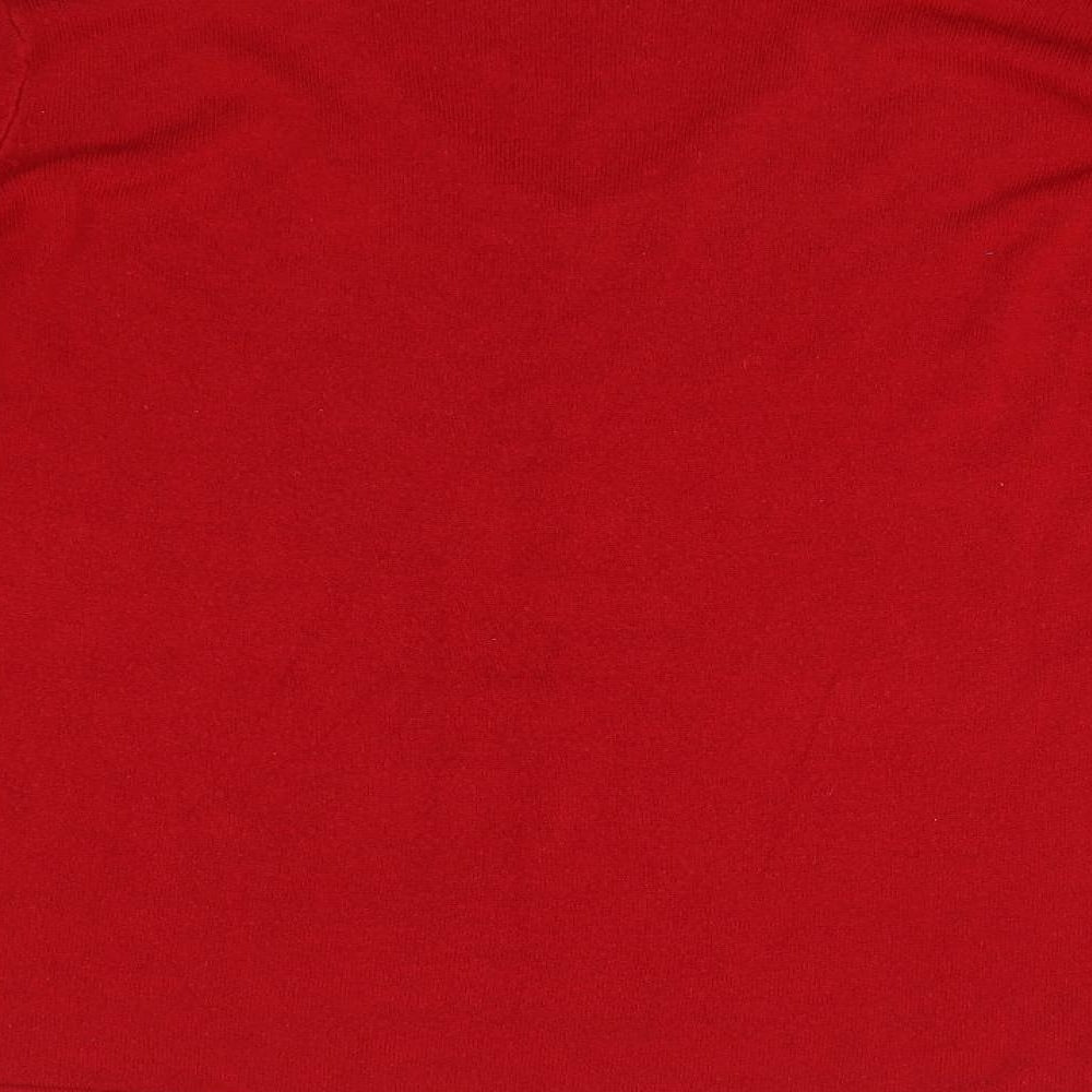 Bonmarché Colletion Womens Red Knit Pullover Jumper Size XL
