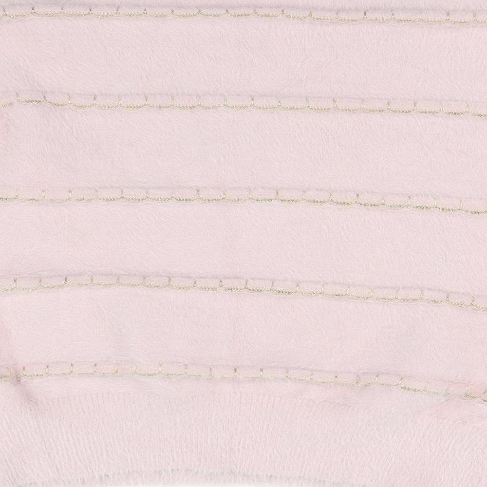 Ely Womens Pink Knit Pullover Jumper Size M