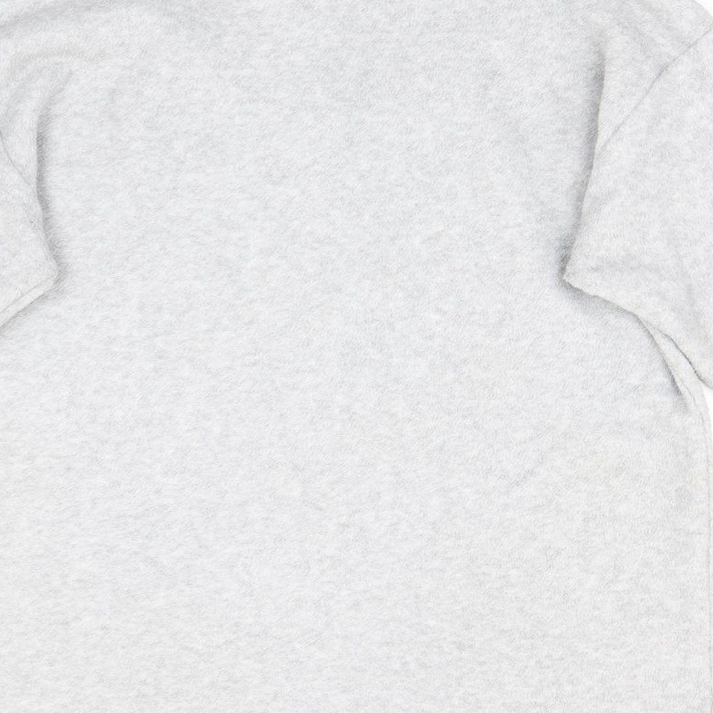 Giani Seroti Womens Grey Fleece Henley Jumper Size S