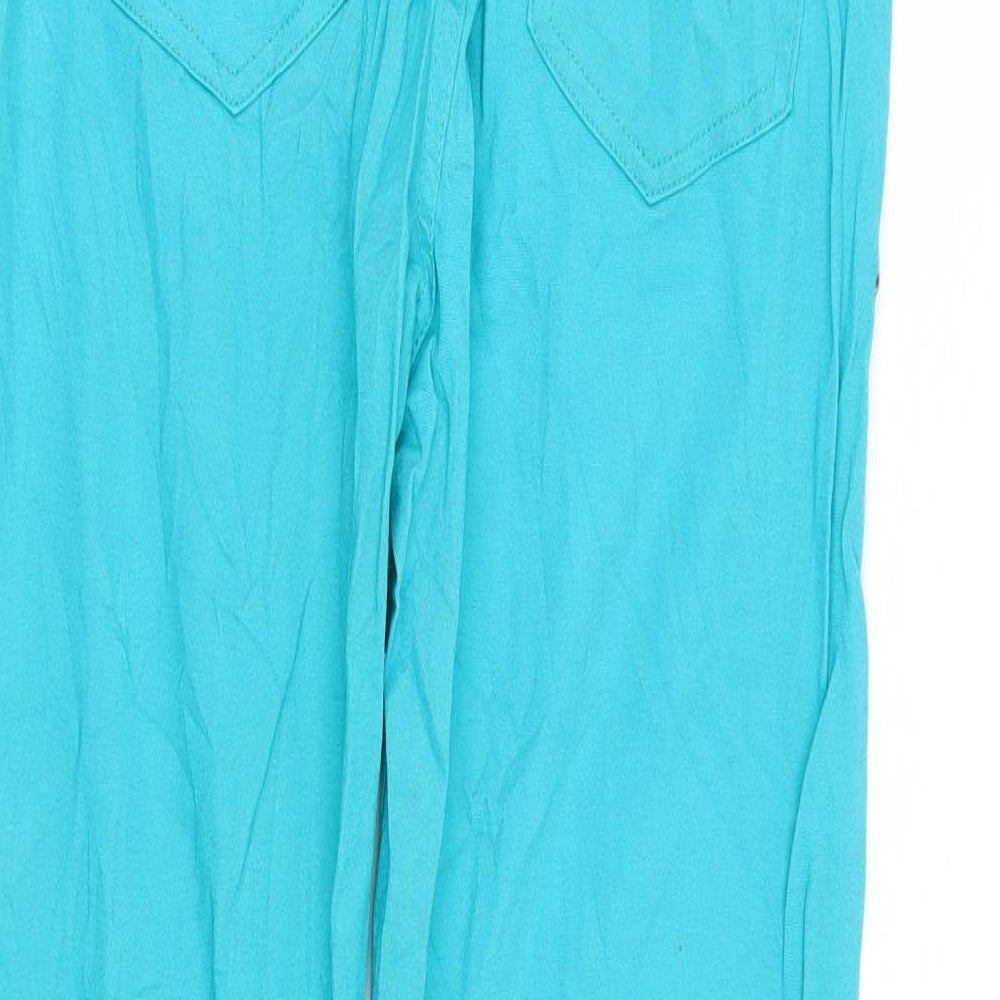 Sunbird Womens Green Denim Straight Jeans Size 31 L30 in