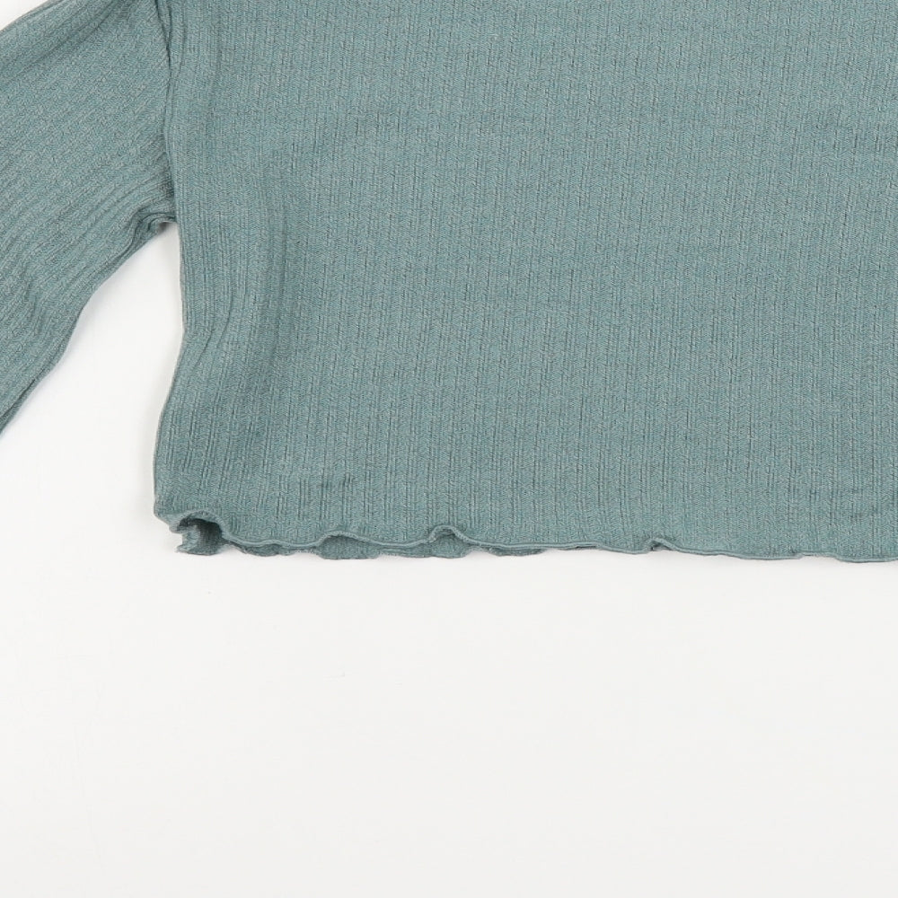 SheIn Womens Green Basic T-Shirt Size XS