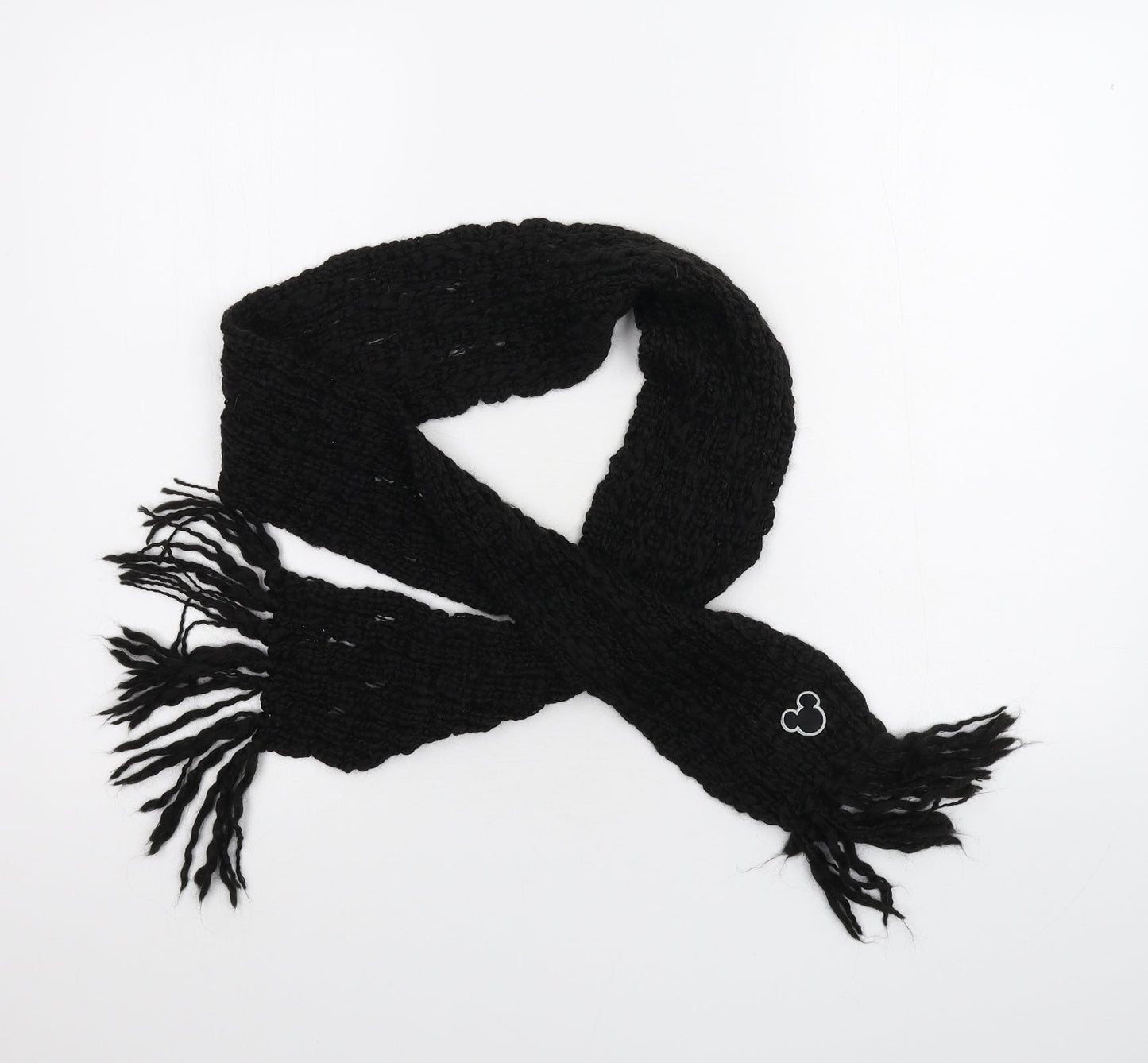Preworn Womens Black Scarf