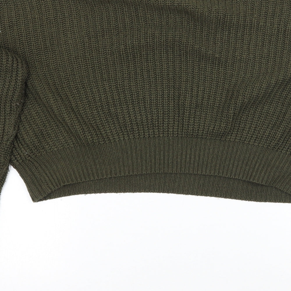 Newlook Girls Green Pullover Jumper Size 14 Years