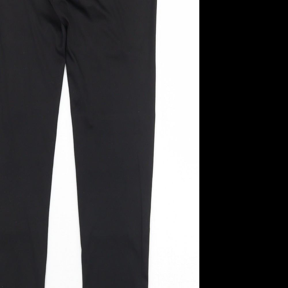 Missguided Womens Black Trousers Size 10 L26 in