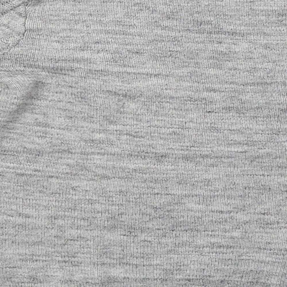 H&M Womens Grey Knit Pullover Sweatshirt Size XS