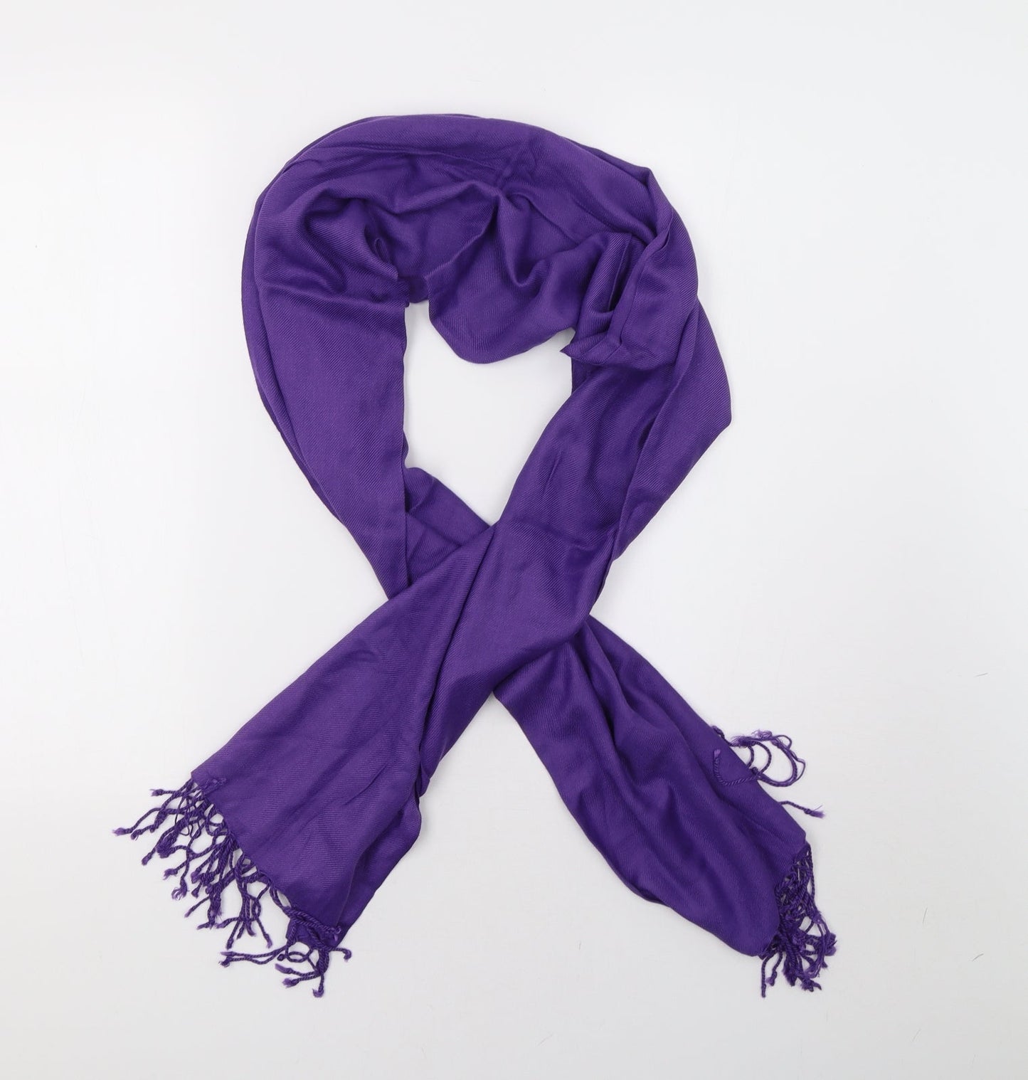 Preworn Womens Purple Scarf