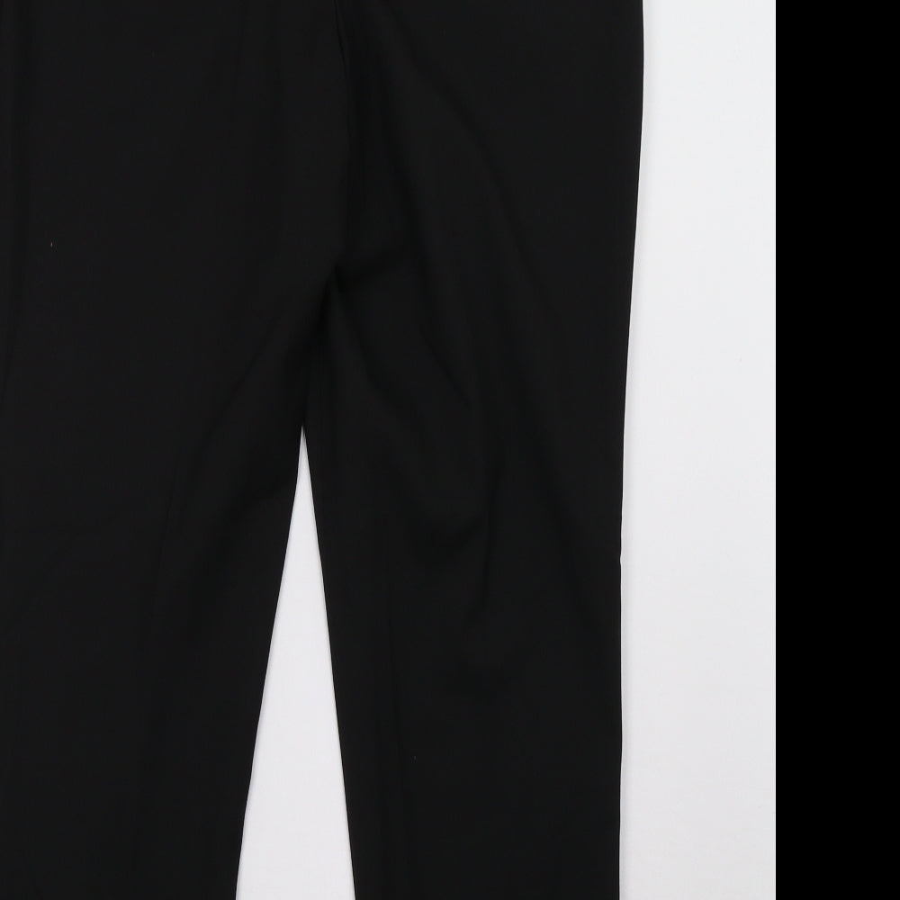 Next Womens Black Trousers Size 10 L28 in
