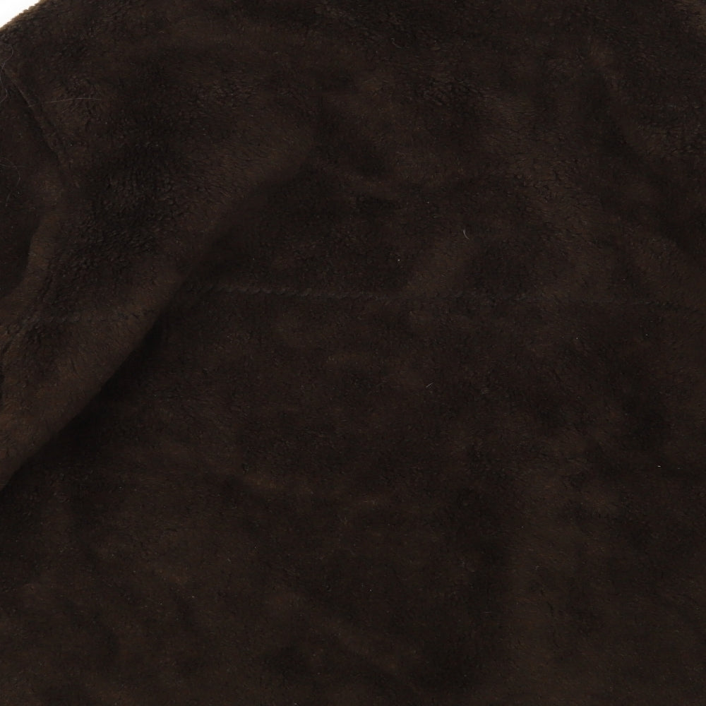 Global Adventure Mens Brown Overcoat Coatigan Size S