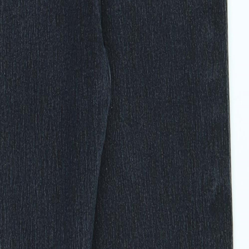 24/7 Womens Grey Jegging Jeans Size 12 L26 in