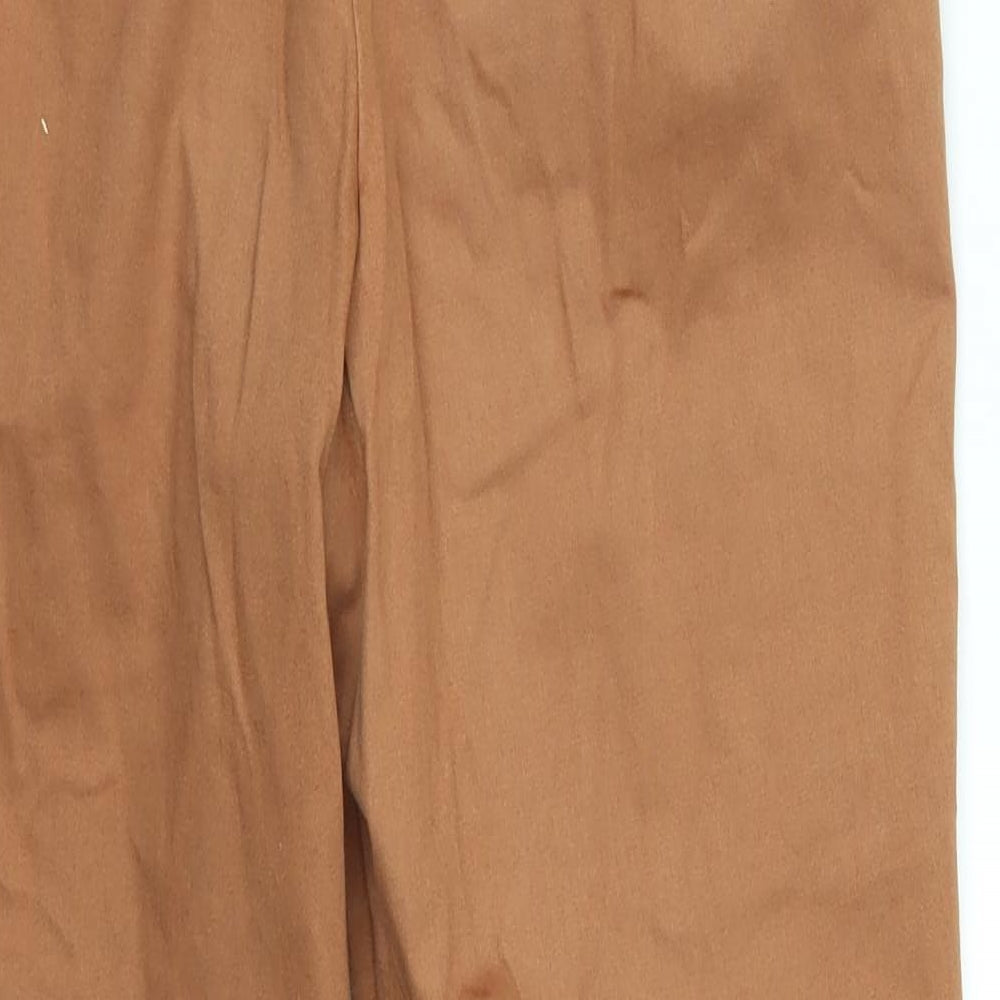 New Look Womens Orange Capri Trousers Size 10 L23 in